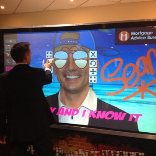 NEW AI Digital Graffiti Wall Hire