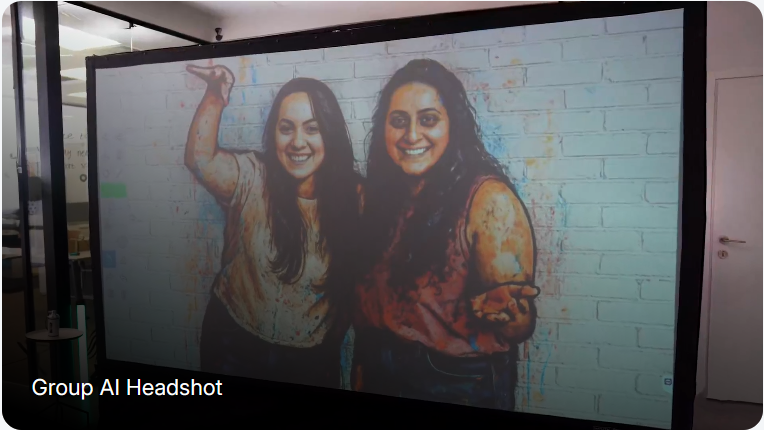 NEW AI Digital Graffiti Wall Hire